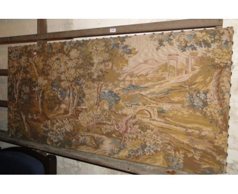 A large Belgian woolwork tapestry