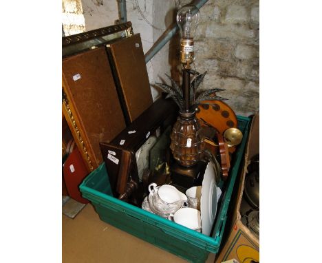 Wall clock, lamp, teaware, etc