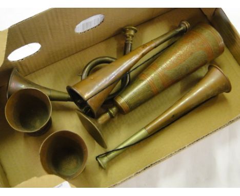 Eastern metal goblet, hunting horn, etc