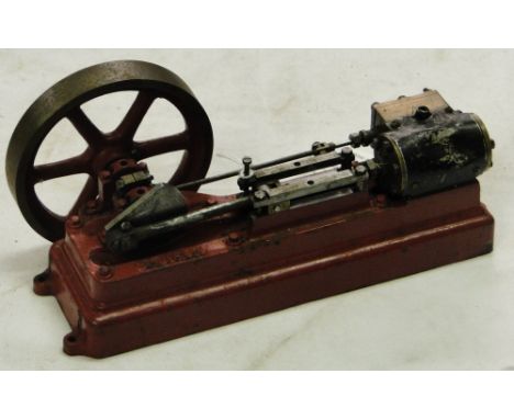 A Stuart steam powered stationary engine,length 8".