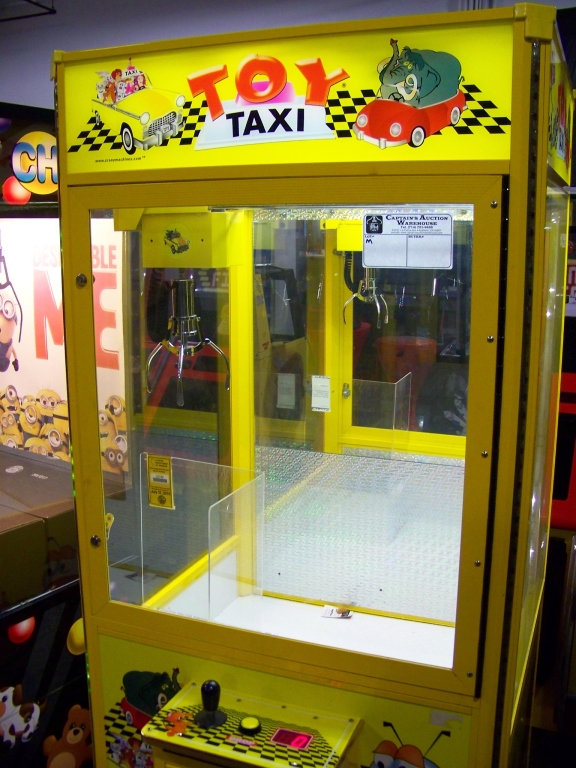 toy taxi crane