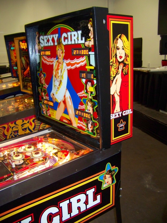 Sexy Girl Pinball Machine 1980 Ranco Automaten Item Is In Used