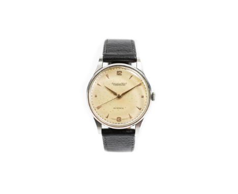 IWC SchaffhausenHerrenarmbanduhr, Automatik, Gehäuse Stahl, Durchmesser Gehäuse 35 mm, Lederarmband, Edelstahlschließe, Länge