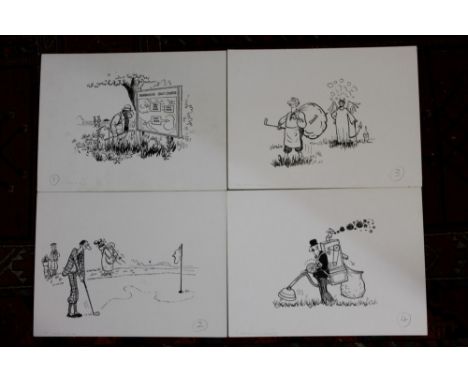 Stan McMurty 'Mac' (born 1936), collection of eighteen pen and ink original illustrations to the Peter Haining book 'Hole in 
