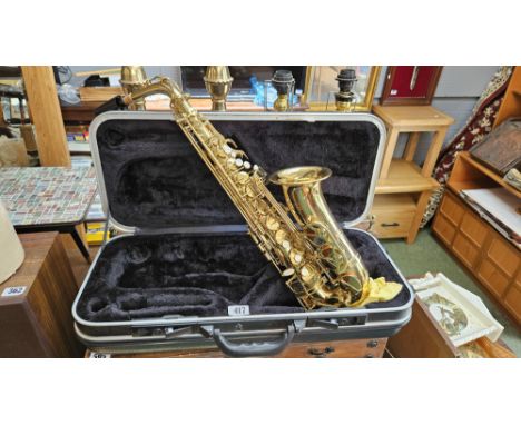 Cased Saxophone Earlham Professional Two in fitted case 
