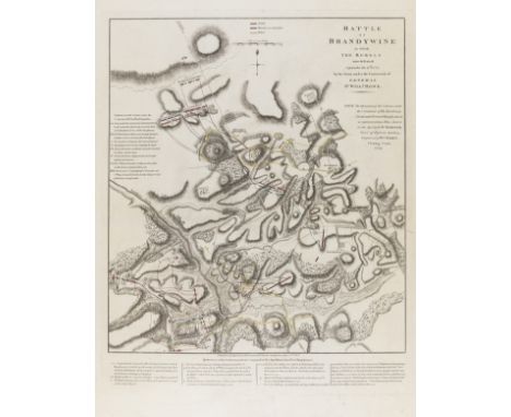 American Revolution.- Faden (William) Battle of Brandywine in which the Rebels were defeated, September the 11th, 1777 by the