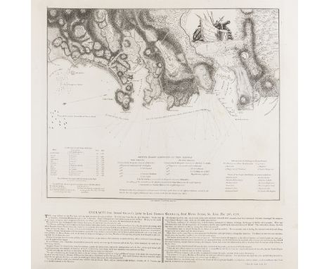 Caribbean.- Battle of St. Lucia.- Faden (William) Sketch of Part of the Island of Ste. Lucie, map by Lt. G.V. Hart, assistant