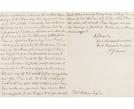 18th century cover up of a scandal.- Gilmour (Sir Alexander, 3rd Bt., politician, MP, Clerk Comptroller of the Board of Green