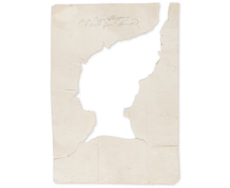 America.- Philadelphia.- American Revolutionary Spy.- Anonymous (probably late 18th century). Collection of seven silhouette 