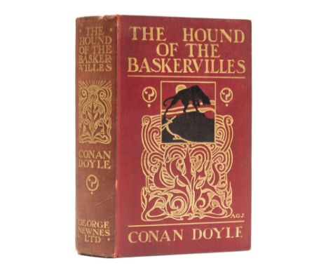 Doyle (Sir Arthur Conan) The Hound of the Baskervilles, first edition, with "you" for "your" on p.13 line 3, 16 plates by Sid