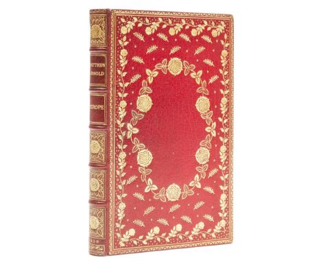 de Coverly (Roger, binder).- Arnold (Matthew) Merope. A Tragedy, first edition, half-title, bound without advertisements at e