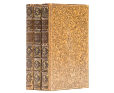 Austen (Jane) Sense and Sensibility: A Novel...By the Author of "Pride and Prejudice", 3 vol., second edition, half-titles, l