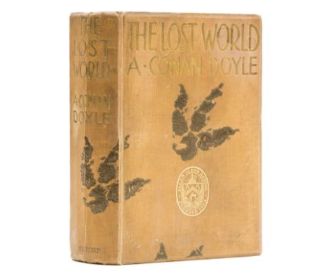 Doyle (Sir Arthur Conan) The Lost World, first edition, large paper copy, second issue, frontispiece and 12 mounted plates, 2