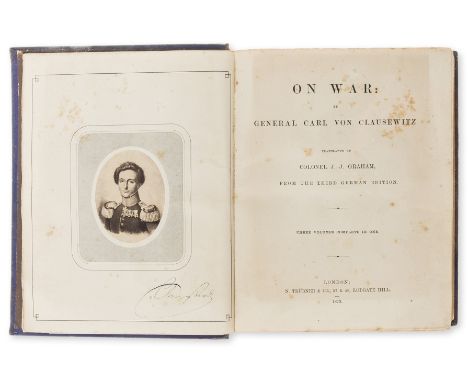 Military.- Clausewitz (General Karl von) On War, translated by Colonel J. J. Graham from the third German edition,  3 parts i
