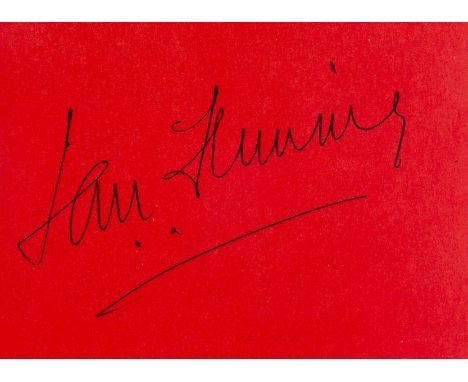 Fleming (Ian) The Spy Who Loved Me, third impression, signed by the author on endpaper, pp.33-34 with chipping and creasing t