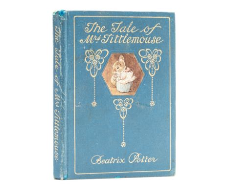 Potter (Beatrix) The Tale of Mrs. Tittlemouse, first edition, first or second printing, deluxe issue, colour frontispiece, pl