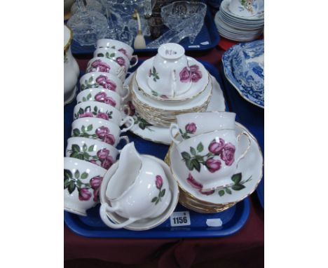 A Royal Vale Tea Service, of approximately thirty eight pieces.