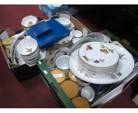 Royal Worcester "Evesham" Dinner, Tea Service:- Two Boxes.