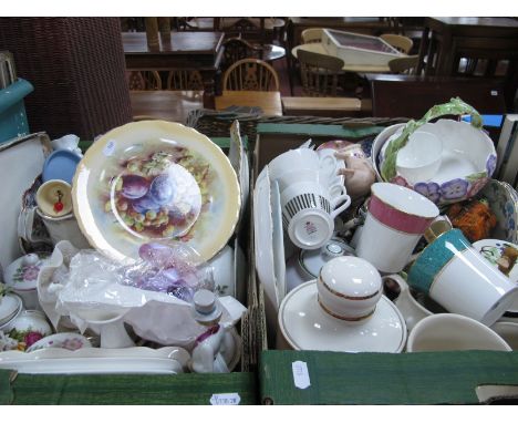 Aynelsy "Senator" Coffee Cups, saucers, cake stand, biscuit barrel, etc:- Two Boxes.