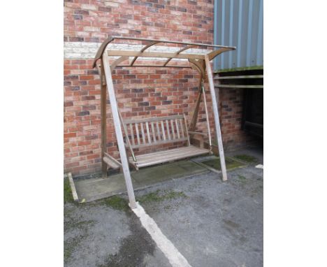 A Swing Garden Bench.