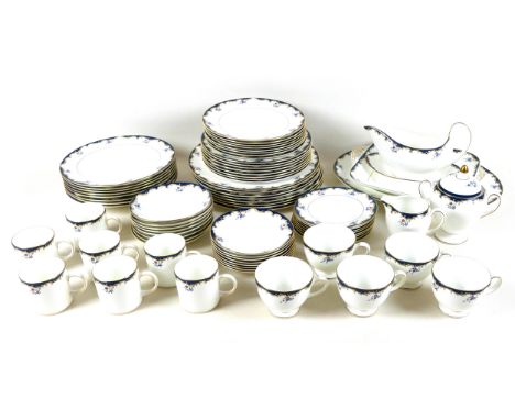 A Wedgwood part dinner, tea and coffee service, decorated in the 'Chartley' pattern. (1 box) 