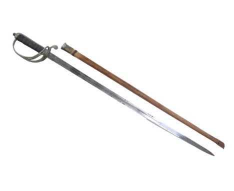 A George VI style ceremonial dress sword, blade inscribed 'Artillery', blade length 88cm, overall sword length 104cm, with wo