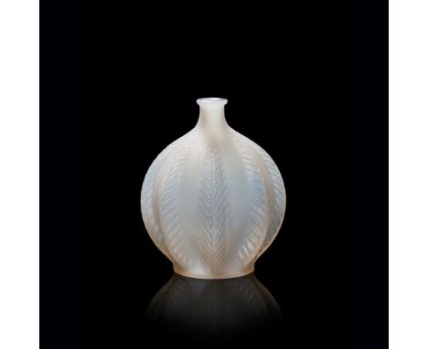 designed 1924cased opalescentengraved R. Lalique France No. 95712cm (4 3/4in) highFootnote: IMPORTANT INFO FOR ‡ LOTSLots aff