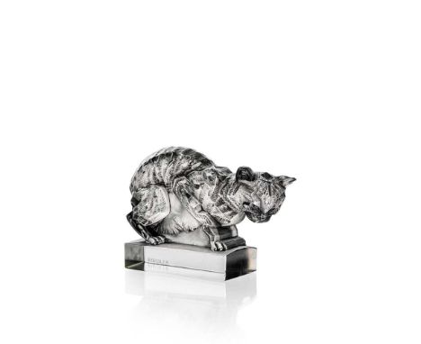 designed 1929clear, frosted and grey stainedstencilled R. LALIQUE12.1cm (4 3/4in) longFootnote: IMPORTANT INFO FOR ‡ LOTSLots
