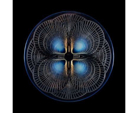 designed 1924opalescentone wheel-engraved R. LALIQUE FRANCE, engraved No. 3009, the other moulded R. LALIQUE, engraved France