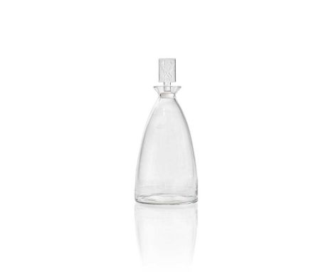 designed 1926clear and frostedstencilled R. LALIQUE FRANCEtogether with six similar Strasbourg glasses stencilled R. LALIQUEd