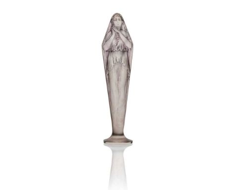 designed 1919clear, frosted and grey stainedengraved R. Lalique27.5cm (10 7/8 in) high