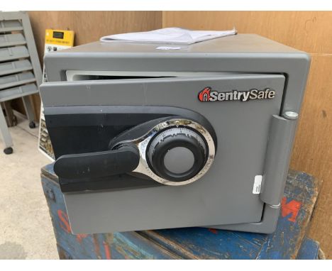 A CENTURY SAFE WITH USER MANUAL TO RE-SET COMBINATION LOCK 