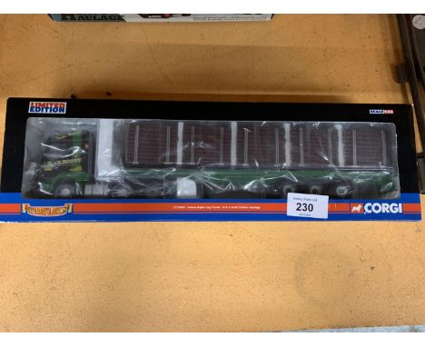 A CORGI CLASSIC FODEN ALPHA ' R AND H SCOTT' LOG TRAILER 