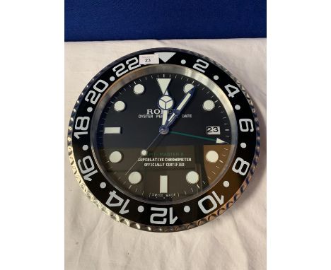 A DEALERS WALL CLOCK 