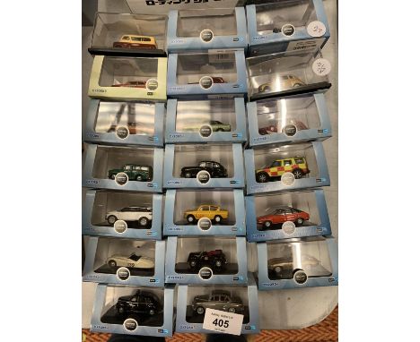 AN EXTENSIVE COLLECTION OF OXFORD 1:76 SCALE MODEL CARS 