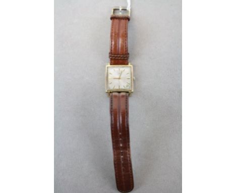 Vintage Zenith Kennedy respirator style manual wind up gents watch, working at time of appraisal 