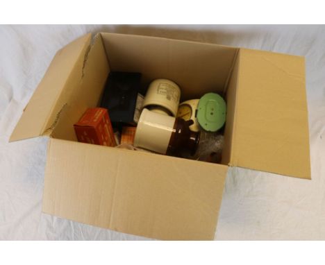 A quantity of  kitchenalia to include scales ,candles storage jars etc.