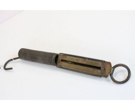 Vintage brass and metal Pelouze MFG and Co. of Chicago scales 