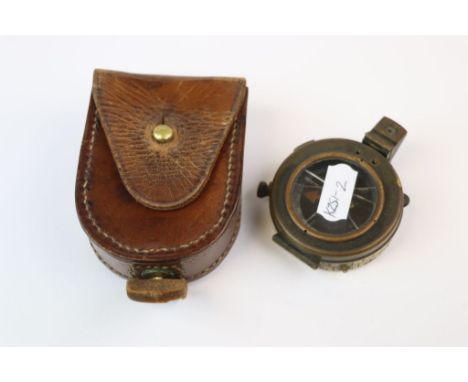 A World War One / WW1 British Military Marching Compass No.103571, Dated 1917 And Marked With The Broad Arrow, Together With 