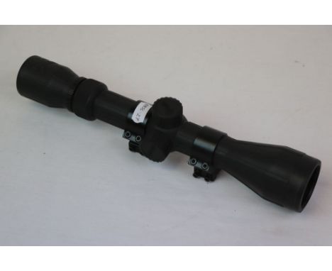 A Walther 3-9 x 40 GA Hunting Rifle Scope / Telescopic Sight Complete With Mounts, In Black.