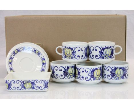Collection of Villeroy &amp; Bosch ceramic Tea wares in "Cadiz" pattern