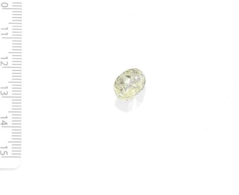 DIAMOND SINGLE-STONE PENDANTSet with a fancy cushion-shaped diamond, weighing 7.26 carats, length 1.8cmFor further informatio