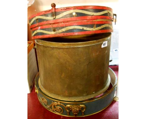 A drum for restoration - sold with a lamp shade rose