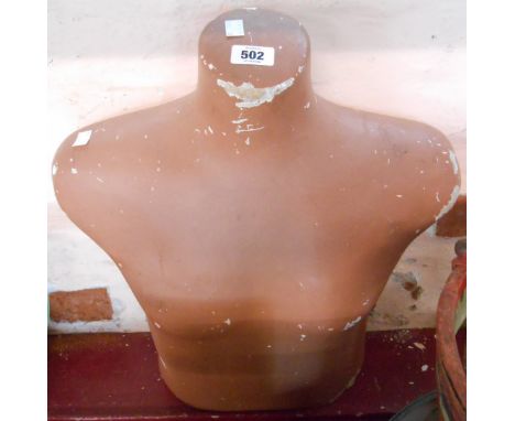A vintage partial mannequin torso