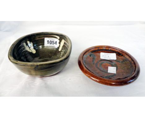 David Leach: an early slipware and similar bowl