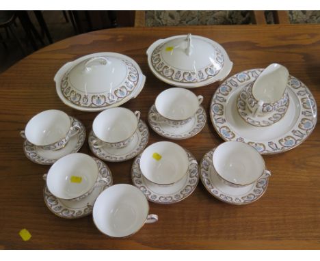 A Coalport Countryware part tea and dinner service, including teapot, bowls, avocado bowls and dishes, and a Royal Grafton Re