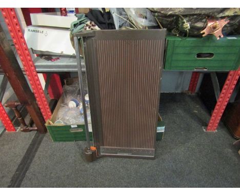 A large rotary slice action paper guillotine, unusually large