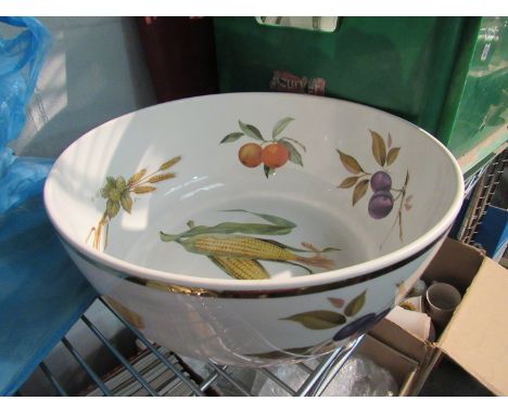 A Royal Worcester Evesham large salad bowl
