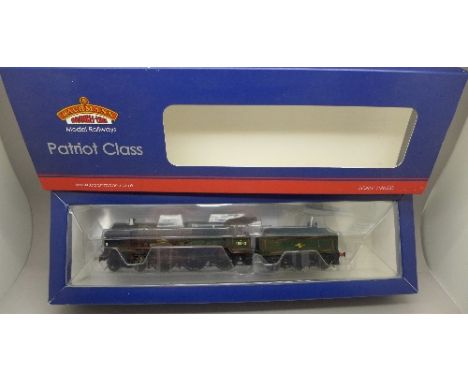A Bachmann Branch-Line Patriot Class Home Guard locomotive and tender, boxed
