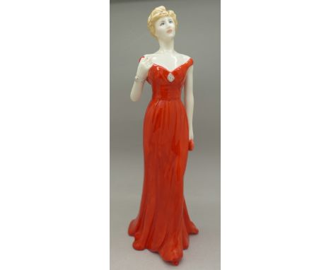 A Royal Worcester figure, Diana Princess of Wales